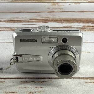 Pentax Optio E10 6MP Digital Camera | 3X Optical Zoom | Compact Point & Shoot